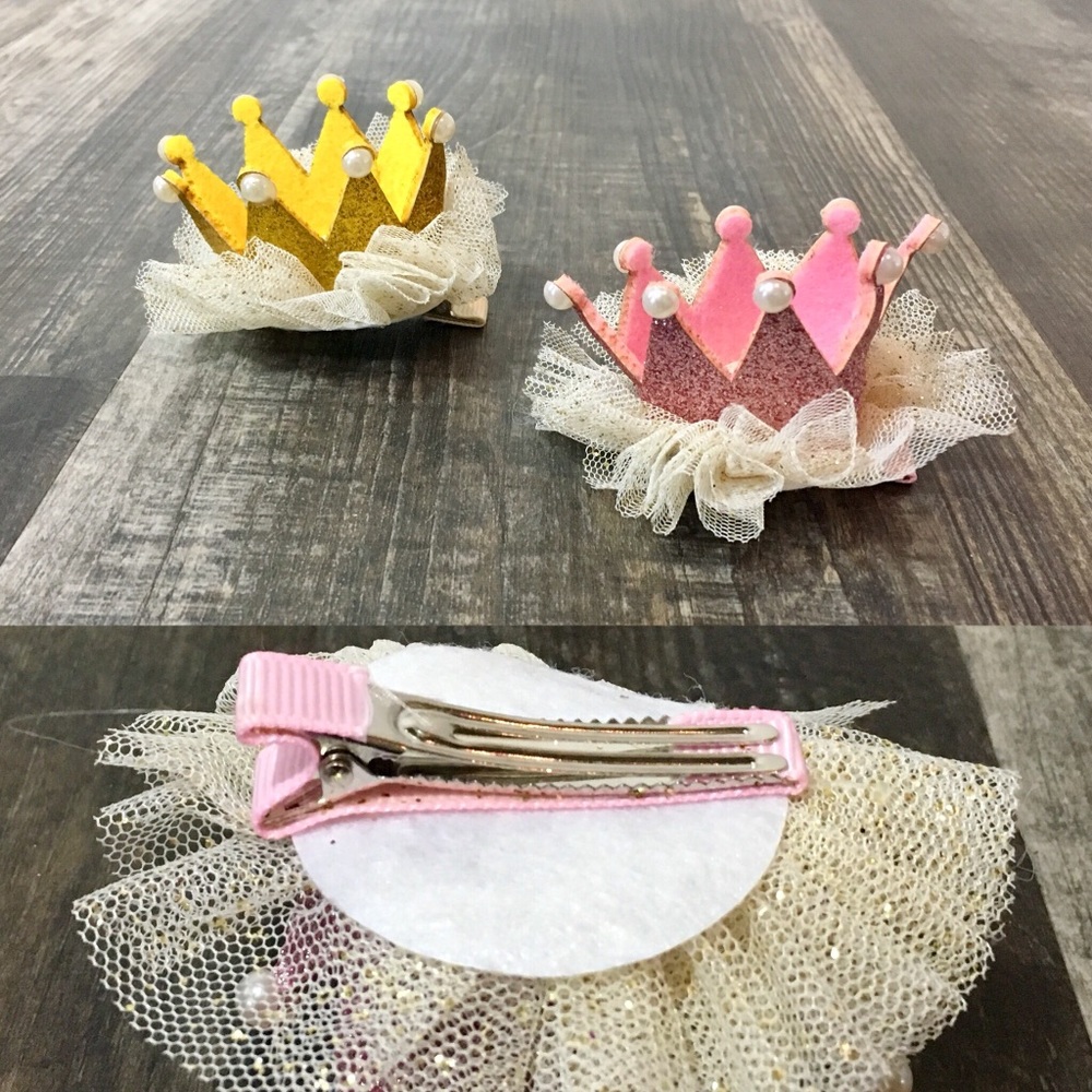 Crown Hair Clips, Crown Accessories, Hair Clips